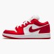 553560-611 Jordan 1 Low Gym Red White Jordan Scarpe Donna/Uomo