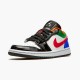 CZ4776-101 Jordan 1 Low Multi-Color Black Toe Jordan Scarpe Donna/Uomo