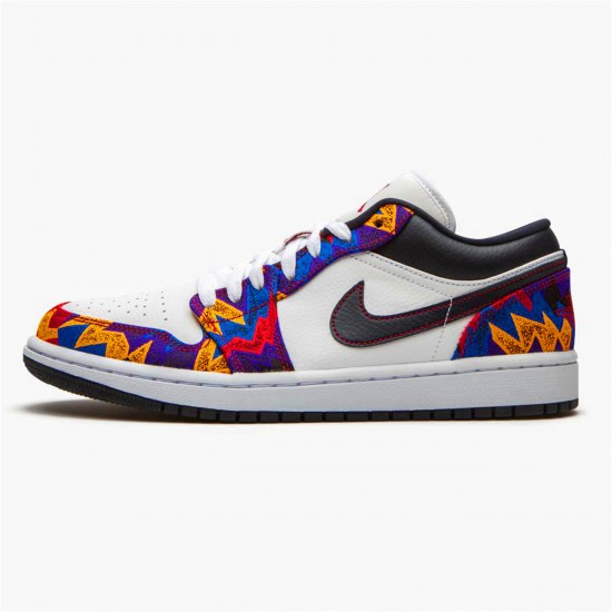 CZ8659-100 Jordan 1 Low Nothing But Net Jordan Scarpe Donna/Uomo