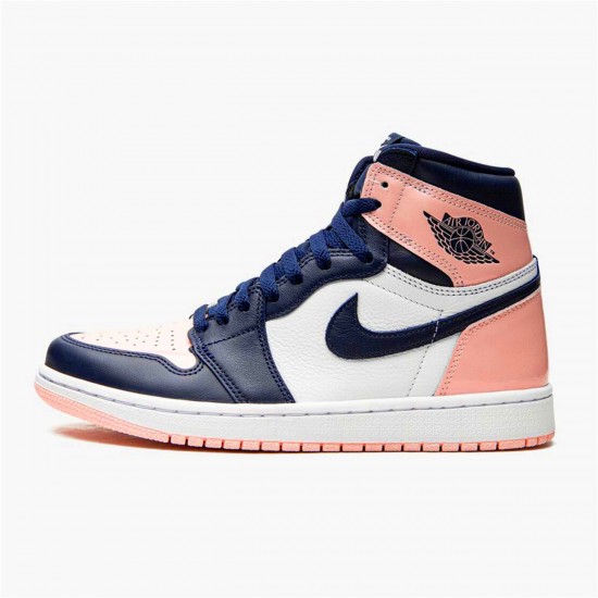 DD9335-641 Jordan 1 Retro High OG Atmosphere Jordan Scarpe Donna/Uomo