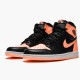 555088-081 Jordan 1 Retro High Black Crimson Tint Jordan Scarpe Donna/Uomo