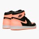 555088-081 Jordan 1 Retro High Black Crimson Tint Jordan Scarpe Donna/Uomo