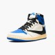 DH3227-105 Jordan 1 High OG SP Fragment x Travis Scott Jordan Scarpe Donna/Uomo