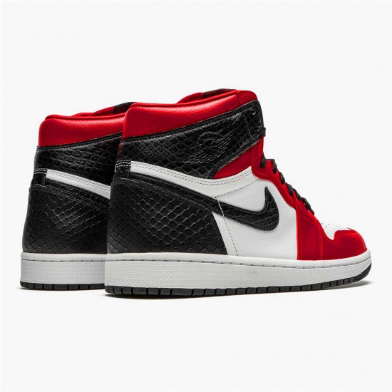 CD0461-601 Jordan 1 Retro High Satin Snake Chicago Jordan Scarpe Donna/Uomo