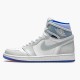 CK6637-104 Jordan 1 Retro High Zoom White Racer Blue Jordan Scarpe Donna/Uomo