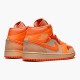 DH4270-800 Jordan 1 Mid Apricot Orange Jordan Scarpe Donna/Uomo