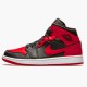 554724-074 Jordan 1 Mid Banned (2020) Jordan Scarpe Donna/Uomo