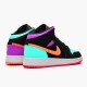 554725-083 Jordan 1 Mid Multi-Color Jordan Scarpe Donna/Uomo