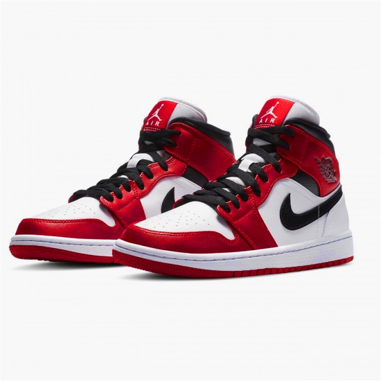 554724-173 Jordan 1 Mid Chicago (2020) Jordan Scarpe Donna/Uomo