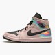 BQ6472-602 Jordan 1 Mid Dirty Powder Iridescent Jordan Scarpe Donna/Uomo