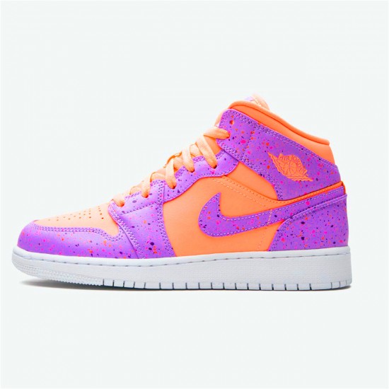 AV5174-800 Jordan 1 Mid SE GS Atomic Pulse Jordan Scarpe Donna/Uomo