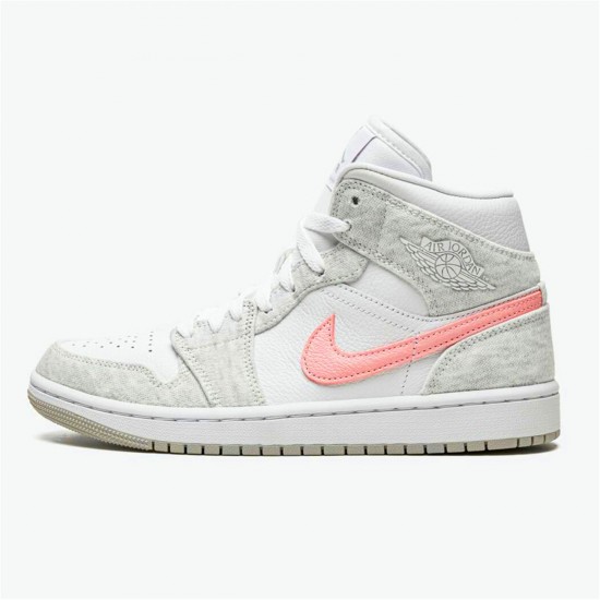 DN4045-001 Jordan 1 Mid SE Light Iron Ore Jordan Scarpe Donna/Uomo