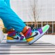 CW1140-100 Jordan 1 Mid SE Multi-Color Jordan Scarpe Donna/Uomo