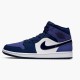 554724-445 Jordan 1 Mid Obsidian Sanded Purple Jordan Scarpe Donna/Uomo