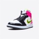 CZ9834-100 Jordan 1 Mid White Black Cyber Pink Jordan Scarpe Donna/Uomo