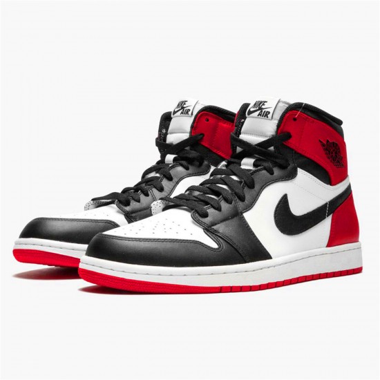 555088-184 Jordan 1 Retro Black Toe (2013) Jordan Scarpe Uomo