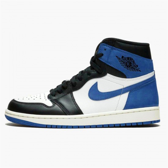 555088-115 Jordan 1 Retro High Blue Moon Jordan Scarpe Donna/Uomo