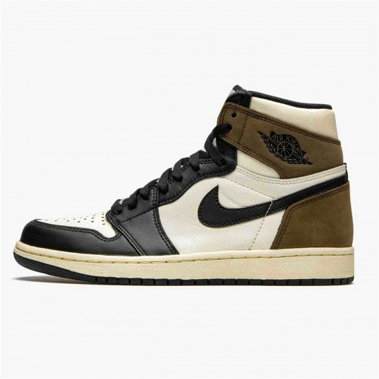 555088-105 Jordan 1 Retro High Dark Mocha Jordan Scarpe Donna/Uomo