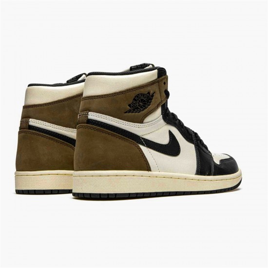 555088-105 Jordan 1 Retro High Dark Mocha Jordan Scarpe Donna/Uomo