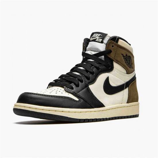 555088-105 Jordan 1 Retro High Dark Mocha Jordan Scarpe Donna/Uomo