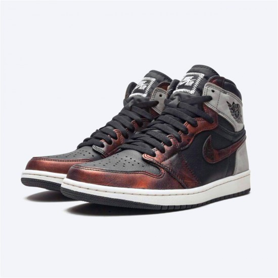 555088-033 Jordan 1 Retro High Light Army Rust Shadow Patina Jordan Scarpe Donna/Uomo