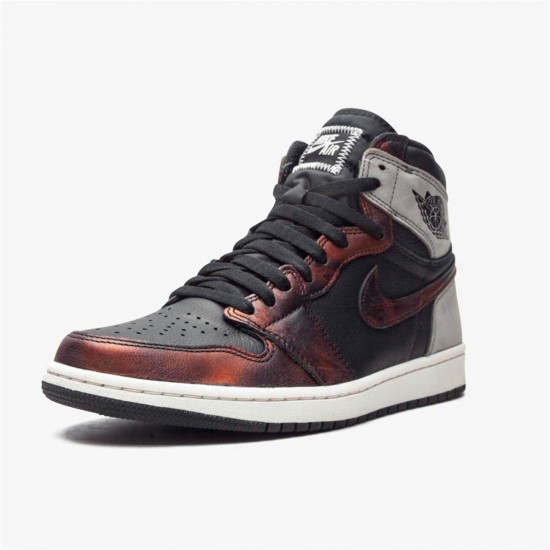 555088-033 Jordan 1 Retro High Light Army Rust Shadow Patina Jordan Scarpe Donna/Uomo