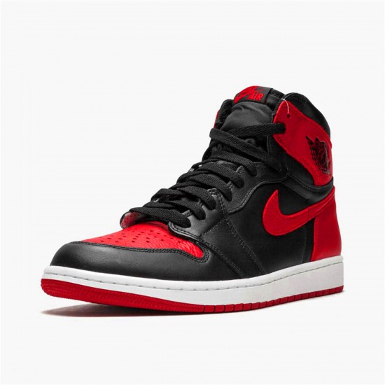 555088-001 Jordan 1 Retro High Bred Banned (2016) Jordan Scarpe Donna/Uomo