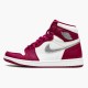 555088-611 Jordan 1 Retro High OG Bordeaux Jordan Scarpe Donna/Uomo