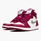 555088-611 Jordan 1 Retro High OG Bordeaux Jordan Scarpe Donna/Uomo