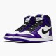 555088-500 Jordan 1 Retro High Court Purple White Jordan Scarpe Donna/Uomo