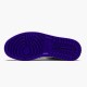 555088-500 Jordan 1 Retro High Court Purple White Jordan Scarpe Donna/Uomo