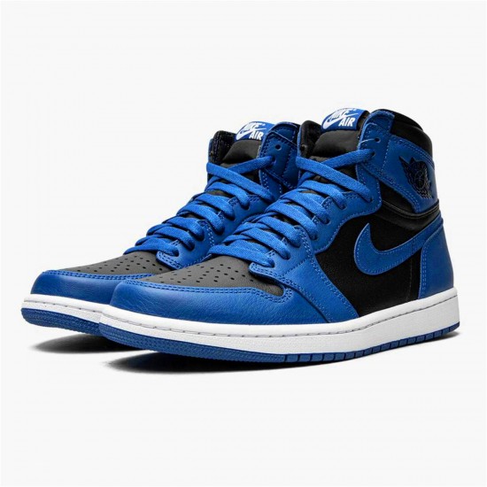 555088-404 Jordan 1 Retro High OG Dark Marina Blue Jordan Scarpe Donna/Uomo