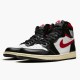 555088-061 Jordan 1 Retro High Black Gym Red Jordan Scarpe Donna/Uomo