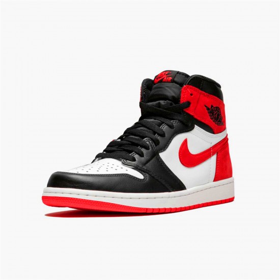 555088-112 Jordan 1 Retro High Track Red Jordan Scarpe Donna/Uomo