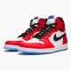 555088-602 Jordan 1 Retro High Spider-Man Origin Story Jordan Scarpe Uomo