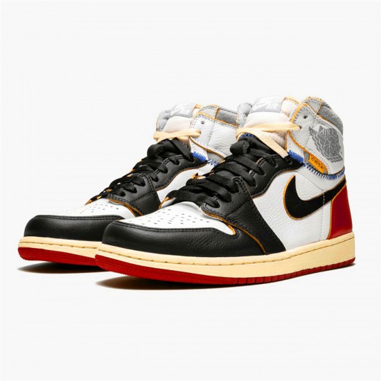 BV1300-106 Jordan 1 Retro High Union Los Angeles Black Toe Jordan Scarpe Uomo