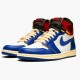 BV1300-146 Jordan 1 Retro High Union Los Angeles Blue Toe Jordan Scarpe Uomo