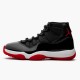 378037-061 Jordan 11 Retro Playoffs Bred (2019) Jordan Scarpe Donna/Uomo