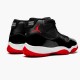 378037-061 Jordan 11 Retro Playoffs Bred (2019) Jordan Scarpe Donna/Uomo