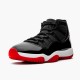 378037-061 Jordan 11 Retro Playoffs Bred (2019) Jordan Scarpe Donna/Uomo