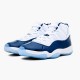 378037-123 Jordan 11 Retro UNC Win Like 82 Jordan Scarpe Uomo