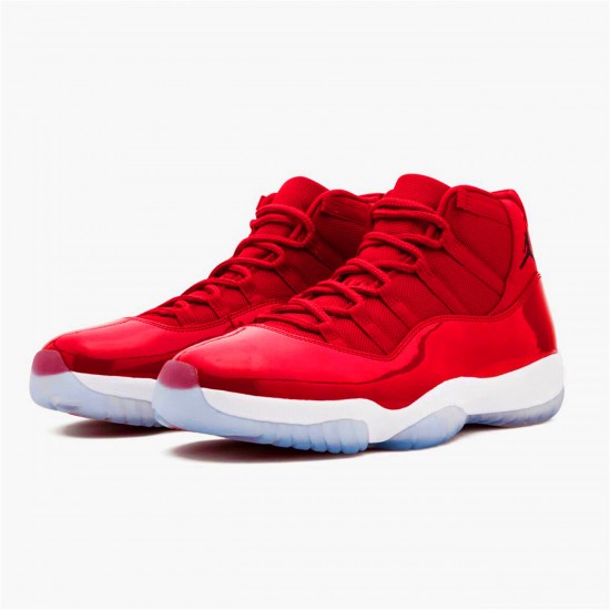 378037-623 Jordan 11 Retro Win Like 96 Jordan Scarpe Donna/Uomo