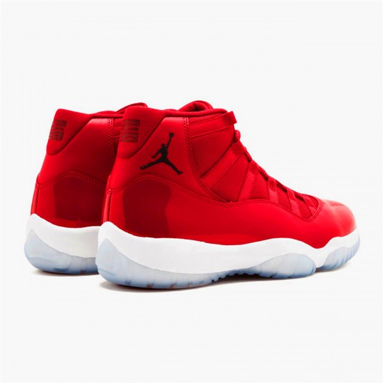 378037-623 Jordan 11 Retro Win Like 96 Jordan Scarpe Donna/Uomo