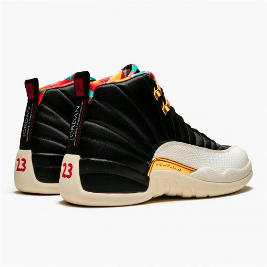 CI2977-006 Jordan 12 Retro Chinese New Year (2019) Jordan Scarpe Donna/Uomo