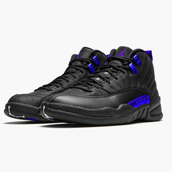 CT8013-005 Jordan 12 Retro Black Dark Concord Jordan Scarpe Uomo