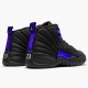 CT8013-005 Jordan 12 Retro Black Dark Concord Jordan Scarpe Uomo