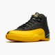 130690-070 Jordan 12 Retro Black University Gold Jordan Scarpe Uomo