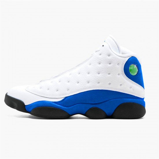 414571-117 Jordan 13 Retro White Hyper Royal Black Jordan Scarpe Uomo