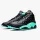 414571-030 Jordan 13 Retro Black Island Green Jordan Scarpe Uomo