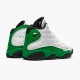 DB6537-113 Jordan 13 Retro White Lucky Green Jordan Scarpe Uomo